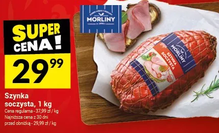 Szynka soczysta Morliny promocja w Twój Market