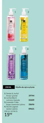 Mydło do rąk w płynie Avon Senses Lavender Calm kojąca lawenda i piżmo promocja w AVON