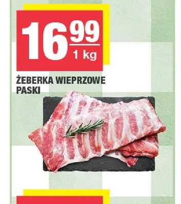 Żeberka wieprzowe paski promocja w SPAR