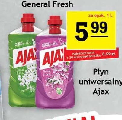 Płyn uniwersalny Ajax Floral Fiesta Green promocja w Gram Market