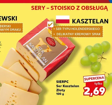 Ser Kasztelan Złoty Sierpc promocja w Kaufland