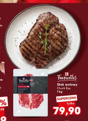 Stek wołowy Chuck Eye K-Favourites promocja w Kaufland