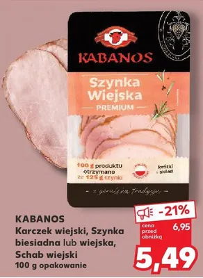 Szynka biesiadna lub wiejska promocja w Kaufland