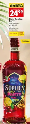 Likier Soplica Party kiwi limonka 21% promocja w Biedronka