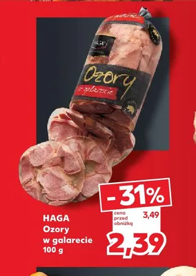 Ozory w galarecie Haga promocja w Kaufland