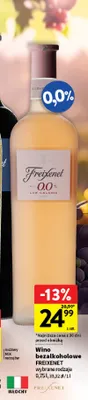 Wino bezalkoholowe Freixenet promocja w Intermarche