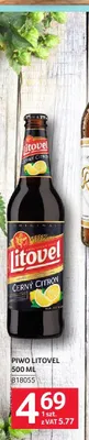 Piwo Litovel Černý Citron promocja w Selgros
