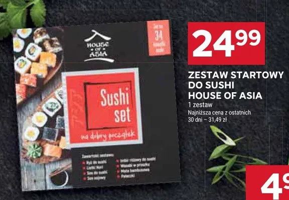 Zestaw startowy do sushi promocja w Stokrotka
