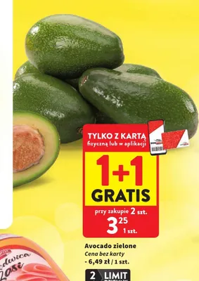 Avocado zielone promocja w Intermarche