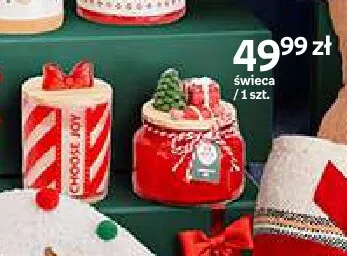 Świeca Joyful Xmas promocja w Empik