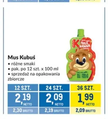 Mus Kubuś promocja w Makro