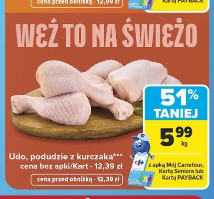 Udo z kurczaka promocja w Carrefour