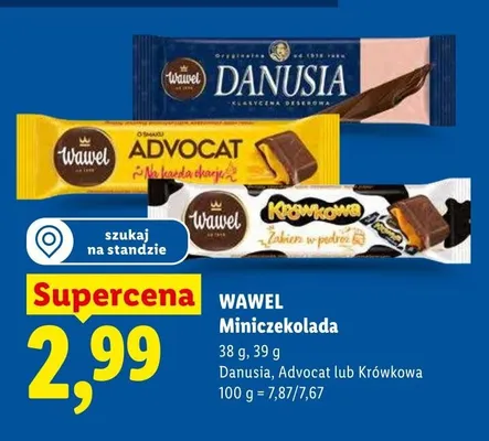 Miniczekolada Wawel Krówkowa promocja w Lidl