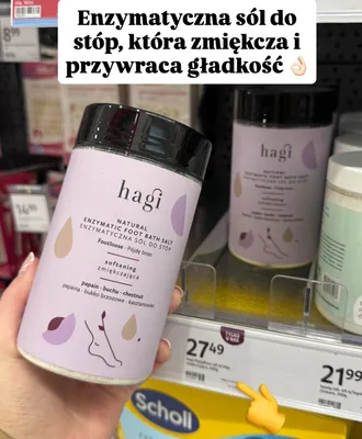 Enzymatyczna sól do stóp promocja w Rossmann