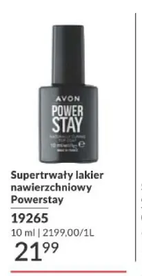 Supertrwały lakier nawierzchniowy Avon Powerstay promocja w AVON