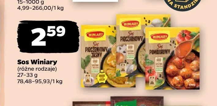 Sos pieczeniowy ciemny Winiary promocja w Netto