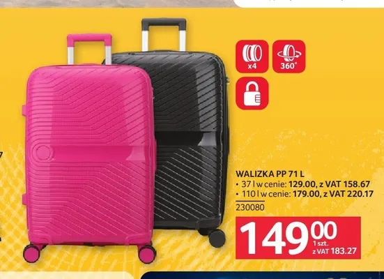 Walizka PP 110 l promocja w Selgros