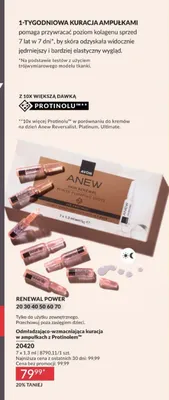 Kuracja w ampułkach z Protinolem Avon Anew Renewal Power promocja w AVON
