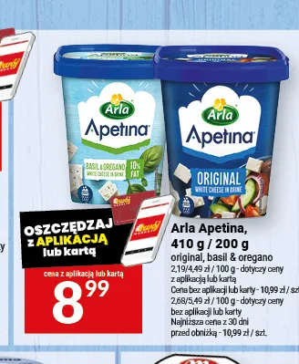 Ser Arla Apetina original promocja w Twój Market