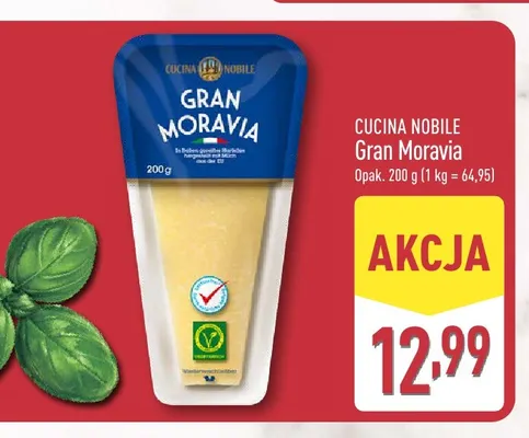 Ser Gran Moravia Cucina Nobile promocja w Aldi