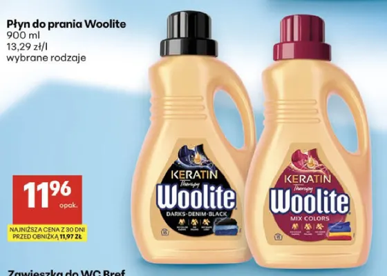 Płyn do prania Woolite Keratin Therapy Mix Colors promocja w Delikatesy Centrum