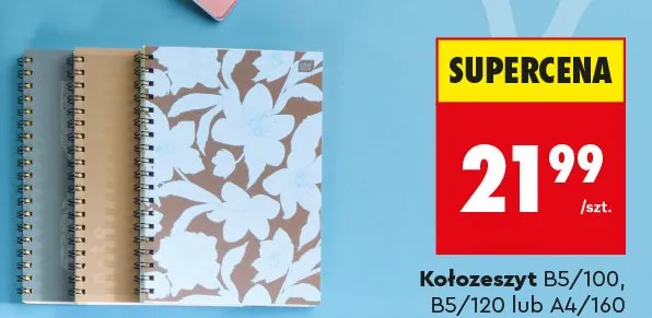 Kołozeszyt B5/100 Interdruk promocja w Biedronka