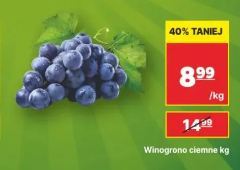 Winogrona ciemne promocja w API Market
