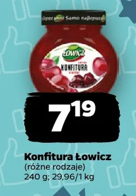 Konfitura (różne rodzaje) promocja w Netto