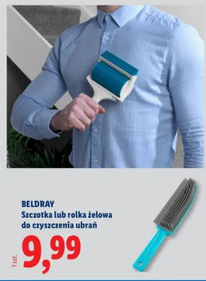 Szczotka lub rolka żelowa do czyszczenia ubrań promocja w Lidl