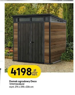 Domek ogrodowy Deco Keter promocja w Castorama
