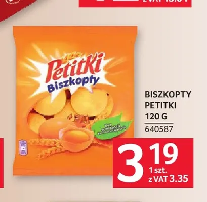 Biszkopty Petitki promocja w Selgros