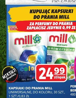 Kapsułki do prania Mill Uniwersalne promocja w Top Market