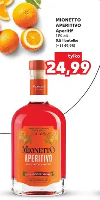 Likier Aperitif 0,5 l promocja w Kaufland