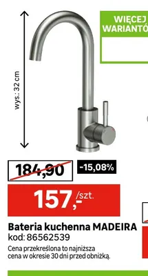 Bateria kuchenna Madeira promocja w Leroy Merlin
