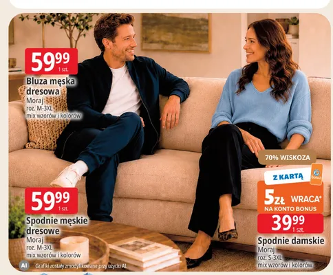 Spodnie damskie Moraj promocja w Leclerc