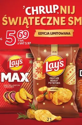 Chipsy Lay's Roasted Potatoes promocja w Selgros