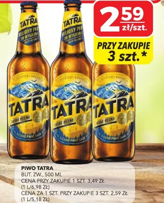 Piwo jasne pełne promocja w Top Market