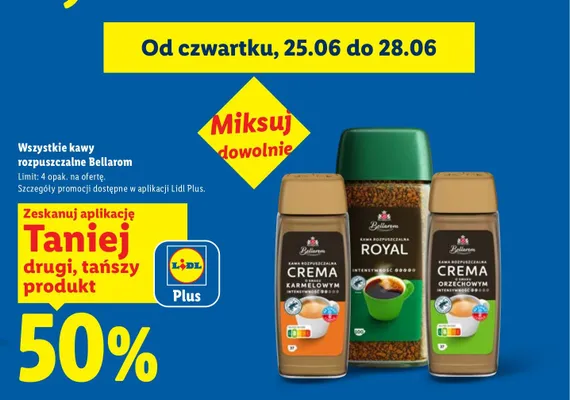 Kawa rozpuszczalna Bellarom promocja w Lidl
