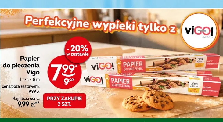 Papier do pieczenia Vigo promocja w Żabka