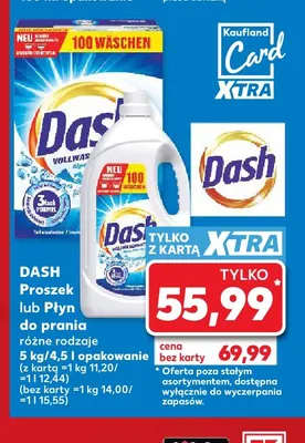 Płyn do prania Dash Alpen Frische promocja w Kaufland