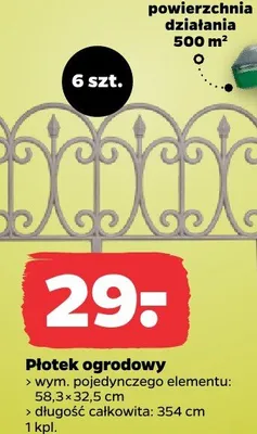 Płotek ogrodowy promocja w Netto