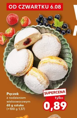 Pączek z nadzieniem wieloowocowym promocja w Kaufland