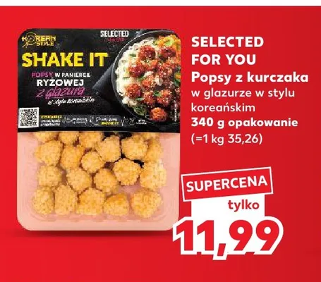 Popsy z kurczaka w glazurze w stylu koreańskim Selected for You promocja w Kaufland