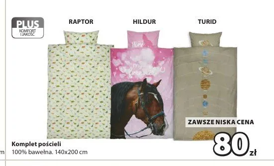 Komplet pościeli HILDUR 140x200 cm promocja w Jysk