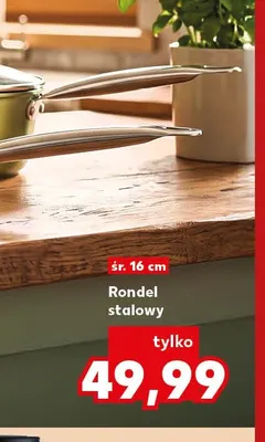 Rondel stalowy śr. 16 cm promocja w Kaufland