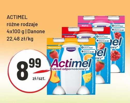 Actimel Danone 4-pak promocja w Sedal