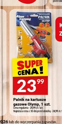 Palnik na kartusze gazowe Olymp promocja w Twój Market