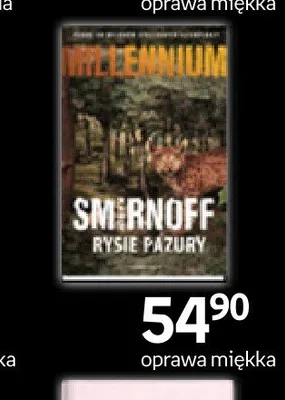 Książka Millennium Rysie pazury Smirnoff oprawa miękka promocja w Empik