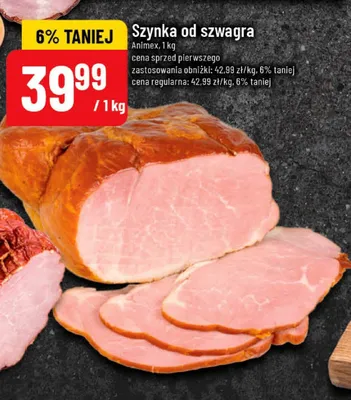 Szynka od szwagra Animex promocja w POLOmarket