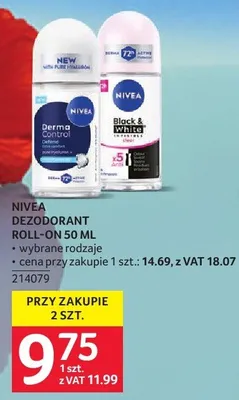 Dezodorant Nivea roll-on 50 ml - wybrane rodzaje promocja w Selgros